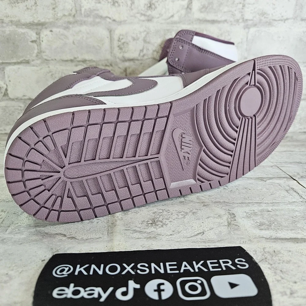 Nike Air Jordan 1 Retro OG High White Sky J Mauve DZ5485-105 Men's Size 12